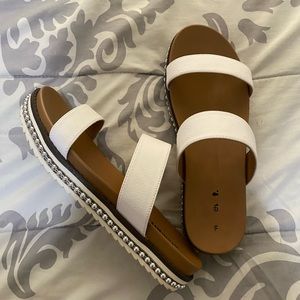 White Platform Sandals